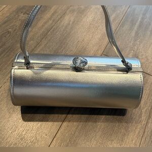 Elegant Silver Women's Handbag